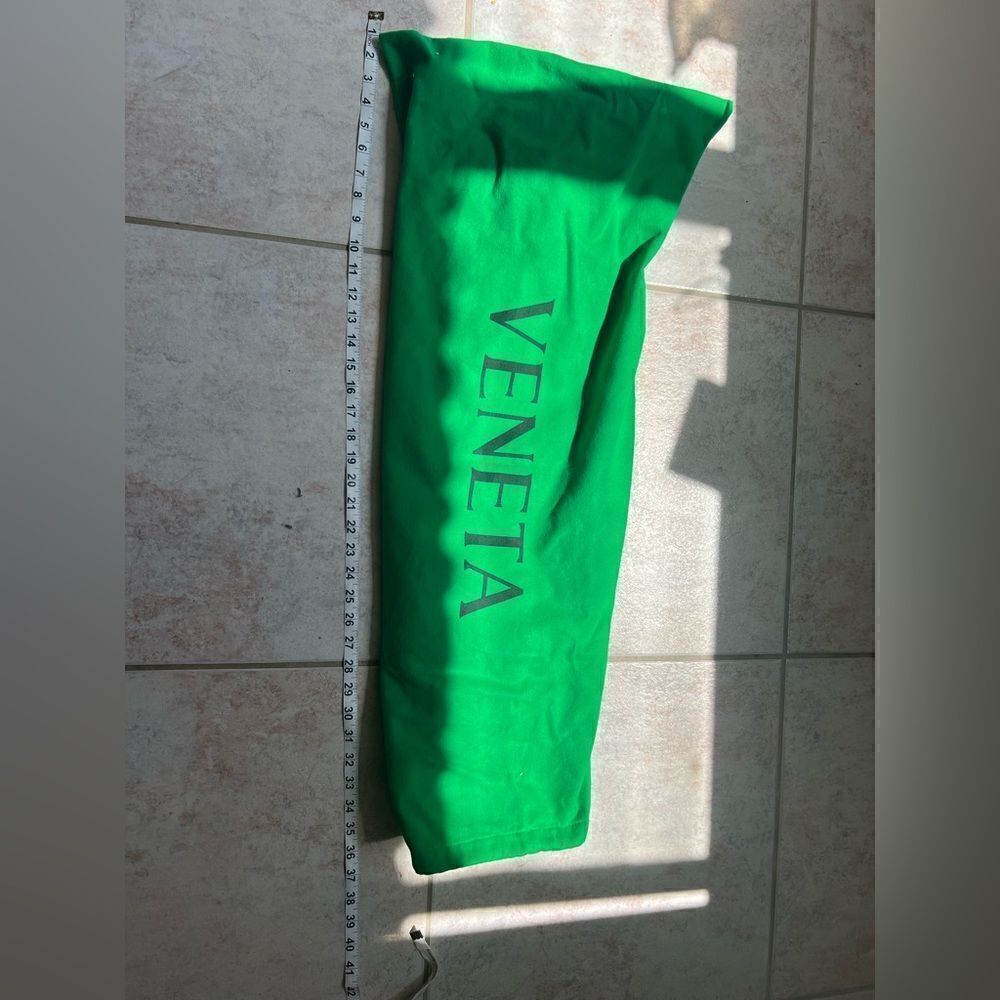 JUMBO Bottega Veneta Dust Bag huge large logo bag green